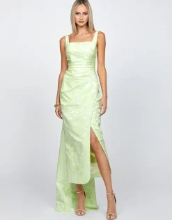 Maxi Dresses | All Dresses<Bariano MARESSA SQUARE NECK MIDAXI BL71D23S ACID MINT