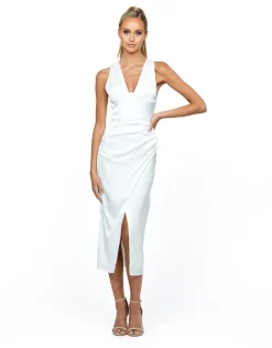 Midi Dresses<Bariano MARILYN HALTER MIDI DRESS BL54D32S