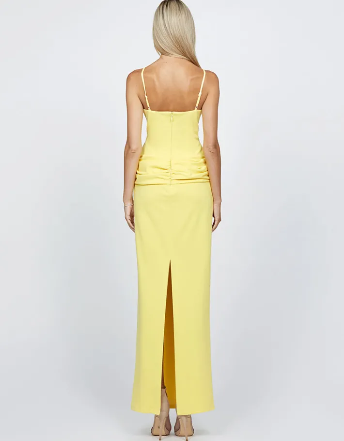 All Dresses | Maxi Dresses<Bariano MIYU HIGH NECK ROSETTE MAXI BL68D52L