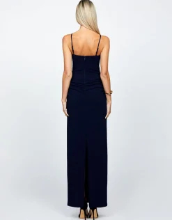 All Dresses | Maxi Dresses<Bariano MIYU HIGH NECK ROSETTE MAXI BL68D52L