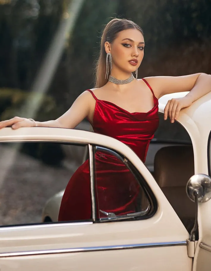 Maxi Dresses | All Dresses<Bariano MONIKA COWL NECK MAXI BL56D05L