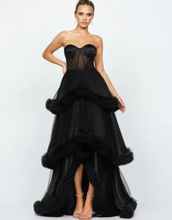Formal / Prom Dresses | Gowns / Ballgowns<Bariano MULLIGAN STRAPLESS TIERED BALL GOWN B68D06HL
