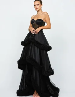 Formal / Prom Dresses | Gowns / Ballgowns<Bariano MULLIGAN STRAPLESS TIERED BALL GOWN B68D06HL