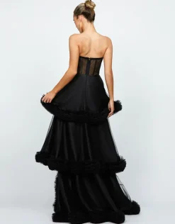 Formal / Prom Dresses | Gowns / Ballgowns<Bariano MULLIGAN STRAPLESS TIERED BALL GOWN B68D06HL