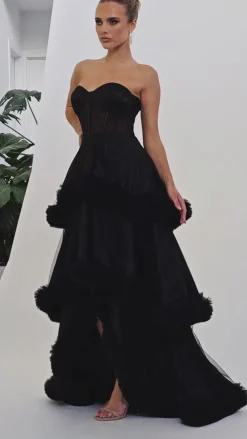 Formal / Prom Dresses | Gowns / Ballgowns<Bariano MULLIGAN STRAPLESS TIERED BALL GOWN B68D06HL