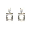Jewellery<Bariano MUSE SQUARE EARRINGS SILVER