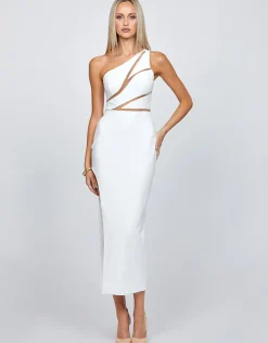 Formal / Prom Dresses | Midi Dresses<Bariano NARA ONE SHOULDER MIDI BL72D68S