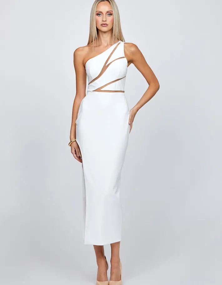 Formal / Prom Dresses | Midi Dresses<Bariano NARA ONE SHOULDER MIDI BL72D68S