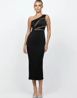 Formal / Prom Dresses | Midi Dresses<Bariano NARA ONE SHOULDER MIDI BL72D68S