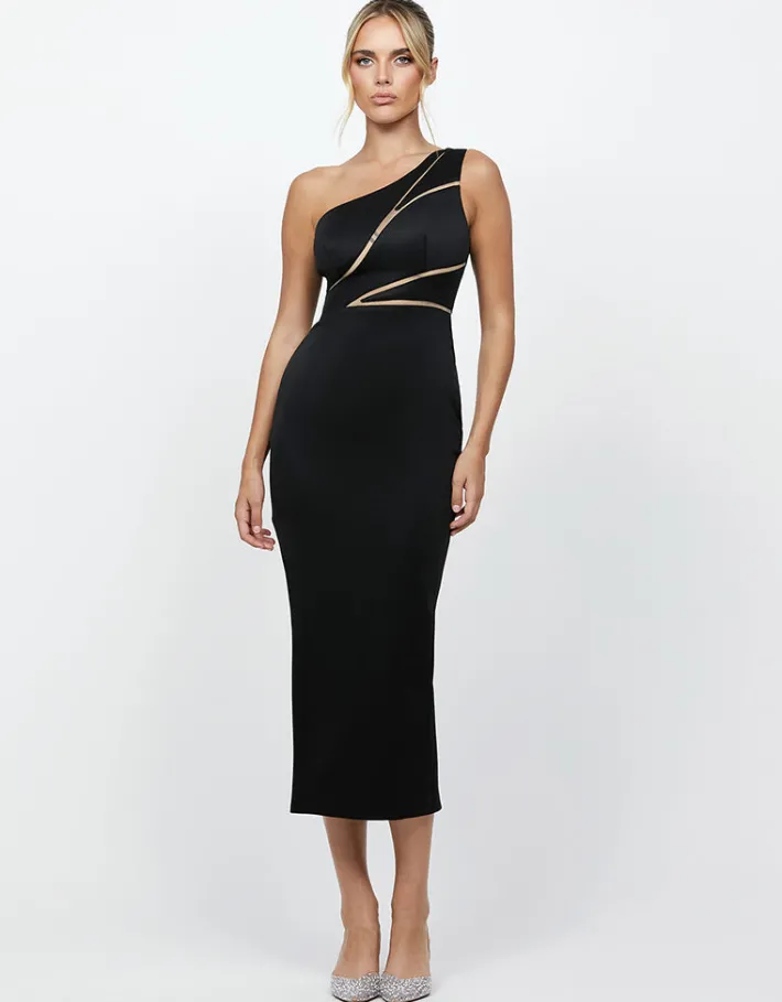 Formal / Prom Dresses | Midi Dresses<Bariano NARA ONE SHOULDER MIDI BL72D68S