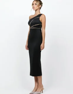 Formal / Prom Dresses | Midi Dresses<Bariano NARA ONE SHOULDER MIDI BL72D68S