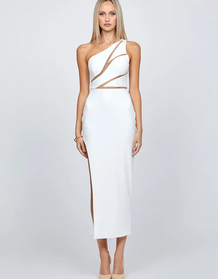 Formal / Prom Dresses | Midi Dresses<Bariano NARA ONE SHOULDER MIDI BL72D68S