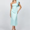 Formal / Prom Dresses | Midi Dresses<Bariano NASSAR FRILL SHOULDER MIDI BL71D52S SEAFOAM