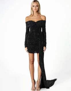 Long Sleeve Dresses | Mini Dresses<Bariano NIGHTFALL OFF SHOULDER MINI BL66D04S