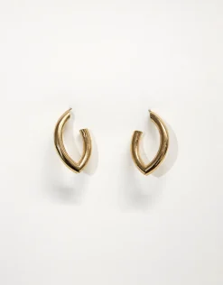 Jewellery<Bariano NIRRA SMOOTH EARRINGS GOLD