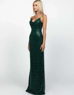 Maxi Dresses | All Dresses<Bariano PAMELLA LACE UP BACK GOWN B65D14L