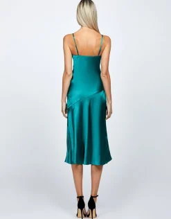 Midi Dresses | All Dresses<Bariano PEITA SATIN COWL NECK MIDI BL67D38S
