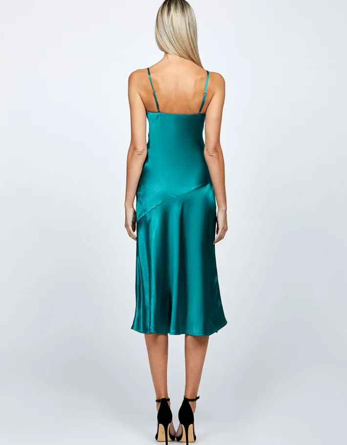 Midi Dresses | All Dresses<Bariano PEITA SATIN COWL NECK MIDI BL67D38S