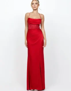 Formal / Prom Dresses | Maxi Dresses<Bariano POSS STRAPLESS CORSET GOWN B73D19L