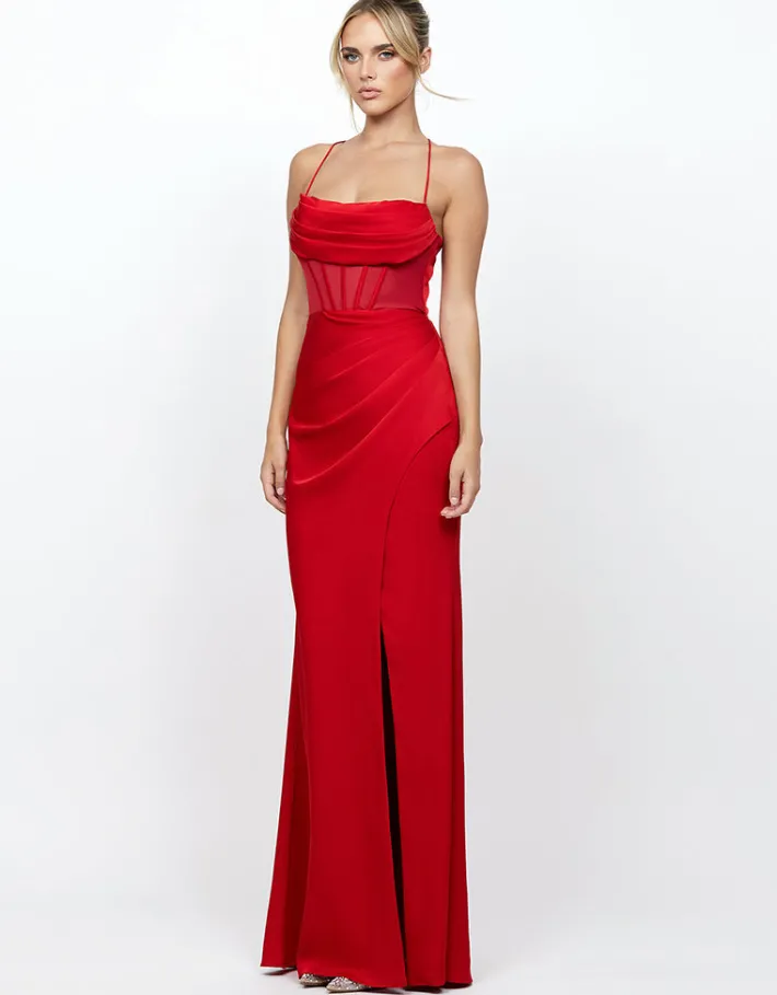 Formal / Prom Dresses | Maxi Dresses<Bariano POSS STRAPLESS CORSET GOWN B73D19L
