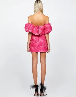 Mini Dresses<Bariano REAGAN OFF SHOULDER MINI DRESS BL63D02S