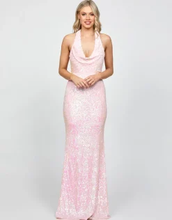Formal / Prom Dresses | Maxi Dresses<Bariano REOMY SEQUIN COWL MAXI BL73D23L