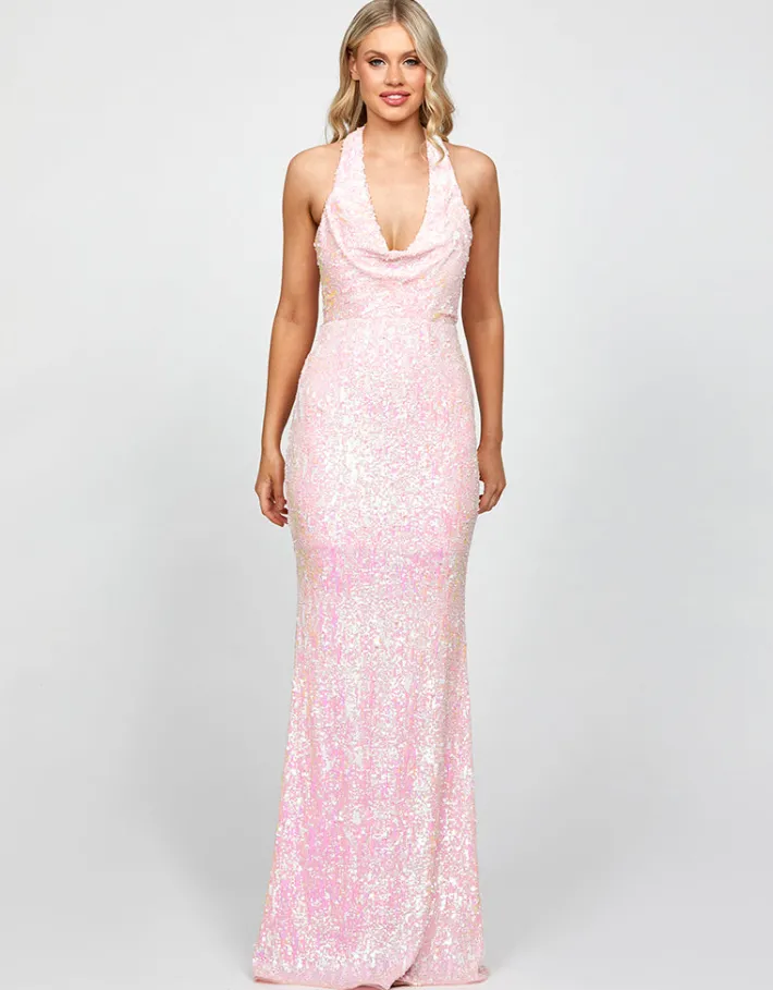 Formal / Prom Dresses | Maxi Dresses<Bariano REOMY SEQUIN COWL MAXI BL73D23L