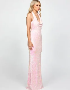 Formal / Prom Dresses | Maxi Dresses<Bariano REOMY SEQUIN COWL MAXI BL73D23L