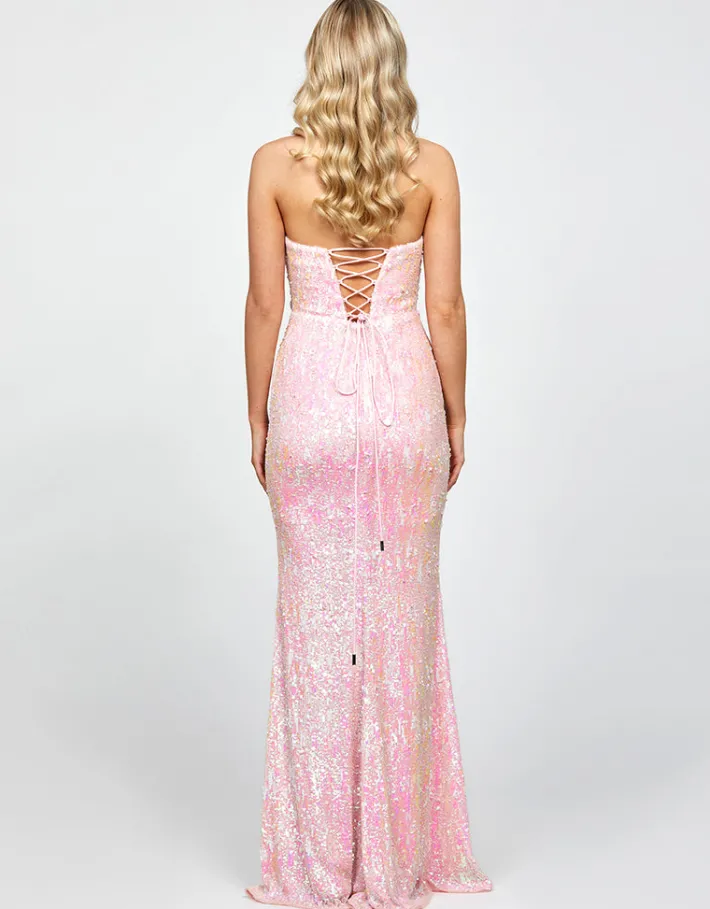 Formal / Prom Dresses | Maxi Dresses<Bariano REOMY SEQUIN COWL MAXI BL73D23L