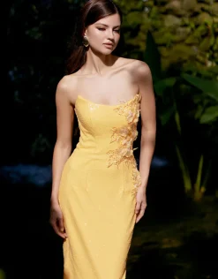 Formal / Prom Dresses | Maxi Dresses<Bariano RONIN SCOOP STRAPLESS MIDAXI B65D07SS