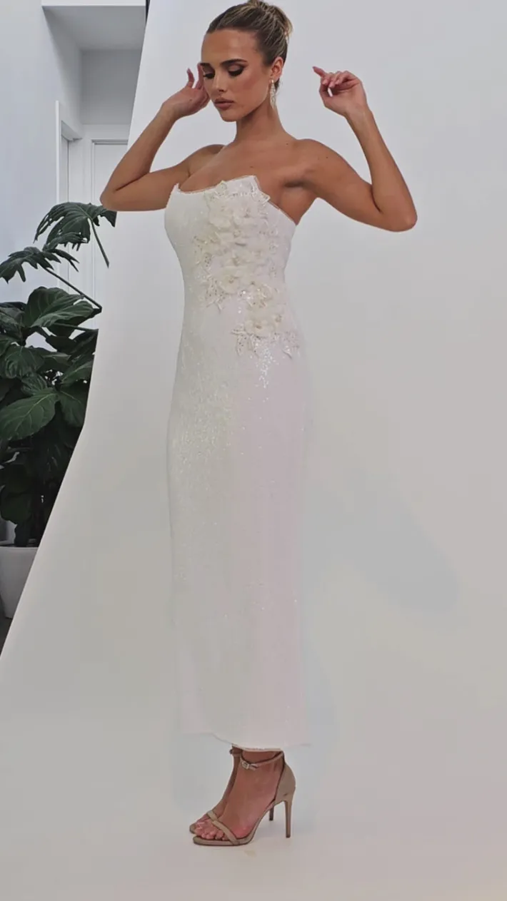 Formal / Prom Dresses | Maxi Dresses<Bariano RONIN SCOOP STRAPLESS MIDAXI B65D07SS