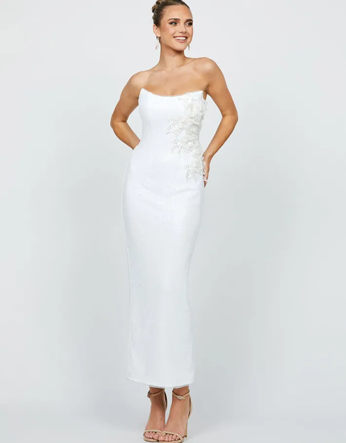 Formal / Prom Dresses | Maxi Dresses<Bariano RONIN SCOOP STRAPLESS MIDAXI B65D07SS