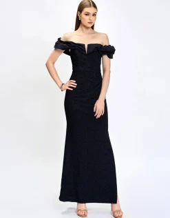 Maxi Dresses<Bariano RUTH OFF SHOULDER MAXI BL74D19L