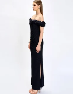 Maxi Dresses<Bariano RUTH OFF SHOULDER MAXI BL74D19L