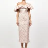 All Dresses | Maxi Dresses<Bariano SCARLET ONE SHOULDER MIDI BL75D53S BLUSH