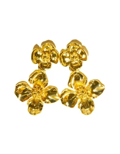 Jewellery<Bariano SEASONS FLOWER EARRINGS GOLD