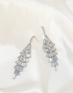 Jewellery<Bariano CASCADE EARRINGS J74E06 SILVER