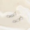 Jewellery<Bariano DROP DIAMOND EARRINGS J74E01 SILVER