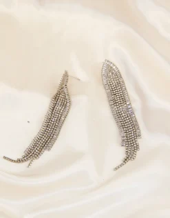 Jewellery<Bariano FRINGE EARRINGS J74E09 SILVER