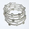 Bracelet | Jewellery<Bariano PEARL LAYERED BRACELET J74B06 SILVER