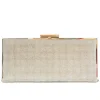 Clutches<Bariano PLEATED CLUTCH J74BG10 SILVER