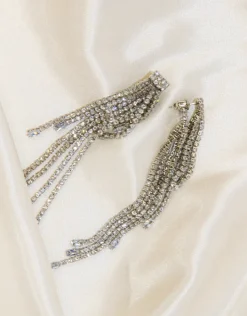 Jewellery<Bariano RAINDRIP EARRINGS J74E12 SILVER