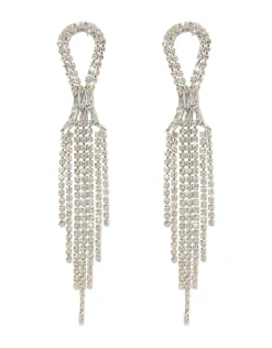 Jewellery<Bariano SHIMMER SWING EARRINGS J74E20 SILVER
