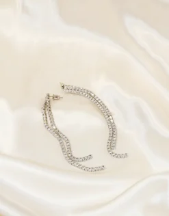 Jewellery<Bariano SPARKLE TAIL EARRINGS J74E17 SILVER
