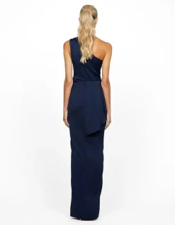 Gowns / Ballgowns | All Dresses<Bariano STAR CROSSED LOVERS ONE SHOUDLER FRILL GOWN B55D27L