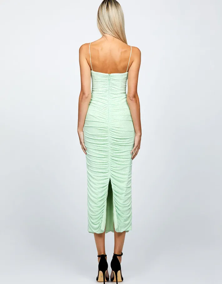 Midi Dresses<Bariano STARRY NIGHT SLEEVED MIDI BL66D02S MINT