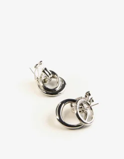 Jewellery<Bariano STELLA TRIPLE CIRCLES EARRINGS SILVER