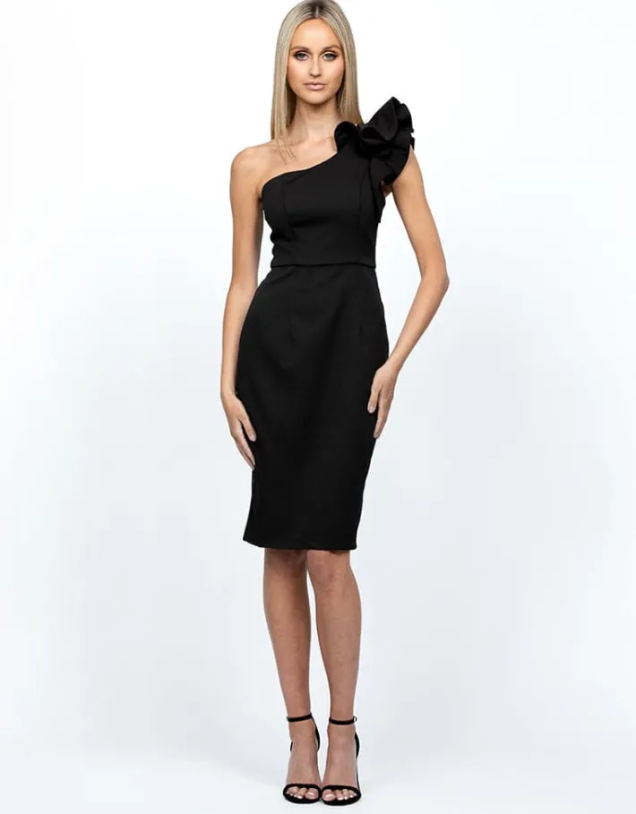 Mini Dresses | All Dresses<Bariano SUE FRILL SHORT DRESS BB33D31S