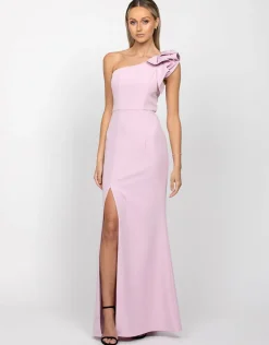 Gowns / Ballgowns | Maxi Dresses<Bariano SUE FRILL SHOULDER GOWN BB33D31LB