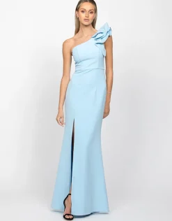 Gowns / Ballgowns | Maxi Dresses<Bariano SUE FRILL SHOULDER GOWN BB33D31LB